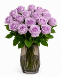 Purple Rose Bouquet – 20 Stems (Medium)