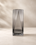 Prism Smoke Glass Vase