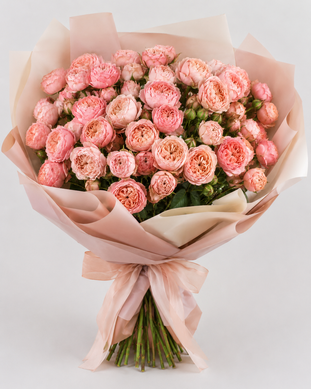 Julieta Pink Spray Roses – 10 Stems