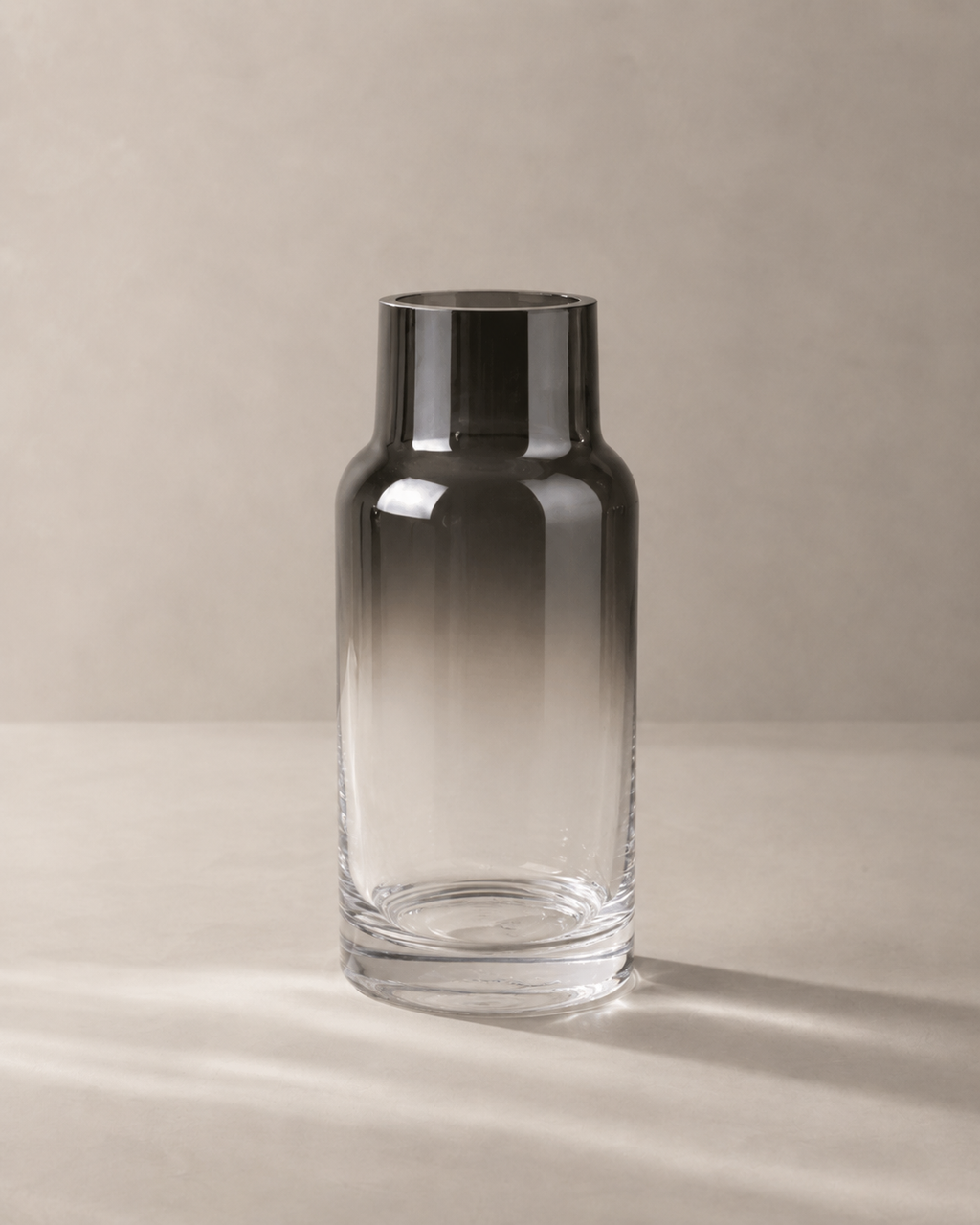 Lumière Smoke Glass Vase